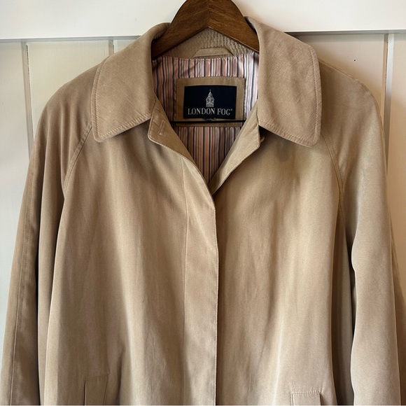 Vintage London Fog Classic Beige Jacket- size XL-XXL - Picture 2 of 11